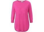 Rundhals-Pullover aus Seide und Kaschmir Peter Hahn Seide/Kaschmir pink