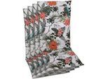 Xxxl Sesselauflagenset , Grün, Hellgrau , Textil , 4-teilig , Floral , Füllung: Schaumstoff, Vlies , 48x5x118 cm , Oeko-Tex® Standard 100 , pflegeleicht, für den Außenbereich geeignet, mittels Gurtband zu befestigen , Gartenmöbel, Gartenpolster & Auflagen, Sesselauflagen
