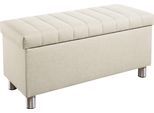 Truhe MAINTAL "Kieferwald", beige (creme, natur), Holzwerkstoff, Truhen, inkl. Stauraum