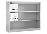 Schäfer Shop Select Regalschrank MS, 3 OH, B 1200 x T 400 x H 1215 mm, Stahlblech, Verkehrsweiss