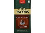Jacobs Espresso 10 Intenso Kaffeekapseln, Röstkaffee, 10 x 52 g, Nespresso®-kompatibel, gemahlen