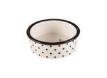 Trixie Ceramic Bowl cat 0.3 l/ø 12 cm white/black