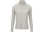 Rollkragen-Pullover aus 100% Schurwolle-Merino Peter Hahn grau