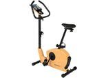 Ergometer CHRISTOPEIT SPORT "ET 3.2", braun (holzlook), Fahrradtrainer, ohne Unterlegmatte, Schwungmasse ca. 7 kg, 32 Widerstandsstufen, B:48cm H:132cm L:94cm