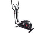Crosstrainer-Ergometer CHRISTOPEIT SPORT "AX 8000" Gr. 1, rot (schwarz, rot, silberfarben), Crosstrainer, ohne Unterlegmatte, Schwungmasse ca. 8 kg, 24 Widerstandsstufen, B:60cm H:163cm L:120cm