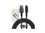 Baseus Tungsten Gold Cable USB to USB-C 100W 2m (black)