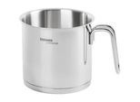 Homeware Profession. Milchtopf , Silberfarben , Metall , 1,5 l , 12 cm , Lfgb , Messskala, backofengeeignet, rostfrei , Kochgeschirr, Töpfe, Schnabel- & Milchtöpfe
