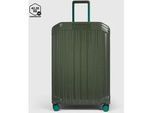 Piquadro PQ Light Großer Trolley Koffer mit 4-Rollen, erweiterbar4 Rollen Foresta Verde