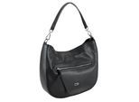 Schultertasche "Italia", Mädchen, Gr. B/H/T: 32cm x 28cm x 10cm onesize, schwarz, Leder, COLLEZIONE ALESSANDRO, Taschen Schultertasche, aus echtem Leder