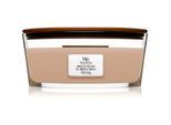 Woodwick Vanilla & Sea Salt geurkaars met een houten lont (hearthwick) 453.6 g