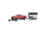 Bruder® Spielzeug-Auto »RAM 2500 Power Wagon Pferdeanhänger«, (Set)