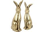 I.GE.A. Osterhase »Hasen Paar, Ostern«, Dekofigur, Osterdeko, Osterfigur