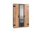Wimex Kleiderschrank »Liverpool, Made in Germany«, mit Spiegel und 2 Schubladen, 135x58x199cm, Industrial Design