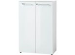 GERMANIA Aktenschrank »GW-Monteria«, (in 2 Höhen), Türen mit Glas-Auflage, abschliessbar, Breite 80 cm, Made in Germany