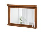 Teak-Wandspiegel MCW-M87, Bad-/Flurspiegel, Holzrahmen, hochwertiges B-Grade-Teak (Kernholz, 20-30 Jahre), 70x100cm