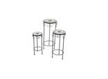 möbel direkt online Blumenständer Set, 3tlg. Lara schwarz