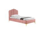 HTI-Living Polsterbett 90 x 200 cm Yoris Pink