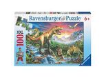 Ravensburger XXL Bei den Dinosauriern Puzzle, 100 Teile