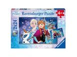 Ravensburger Disney Frozen Nordlichter Puzzle, 2 x 24 Teile