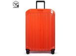 Piquadro PQ Light Großer Trolley Koffer mit 4-Rollen, erweiterbar4 Rollen Orange