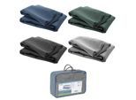 BO-CAMP Vorzelt Teppich Camping Zelt Boden Caravan Wohnwagen Balkon Outdoor 2-6m Farbe: blau, Größe: 2,5 x 6,0 cm