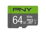 PNY Elite - Flash-Speicherkarte - 64 GB - UHS-I U1 / Class10 - microSDXC UHS-I