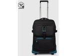 Piquadro Corner 2.0 Handgepäck 2-Rollen Koffer mit Laptopfach 17,3" Schwarz