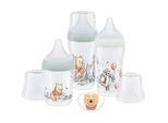 NUK Fläschchenset , Multicolor, Transparent , Kunststoff , 4-teilig , 21.3x19.4x7.2 cm , BPA-frei , Füttern, Babyfläschchen