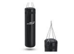ArtSport Boxsack 25kg gefüllt, Box Set mit Stahlkette für Erwachsene Schwarz