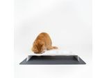 LucyBalu SQUARE Katzen Napfunterlage anthrazit L