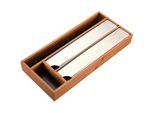 Kesper Auszugsorganisation , Naturfarben , Holz , Bambus , 4 Fächer , 19x5.3x42 cm , FSC 100% , Badaccessoires, Sonstige Badaccessoires