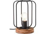Brilliant Tischleuchte , Schwarz , Metall , rund , 27 cm , Lampen & Leuchten, Innenbeleuchtung, Tischlampen, Tischlampen