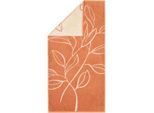 Cawö Handtücher Atelier Floral 6239 - Farbe: kupfer - 33 - Handtuch 50x100 cm