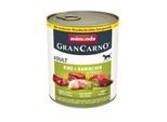 animonda GranCarno Original Nassfutter Hund Adult, Rind und Kaninchen mit Kräutern 6x800 g