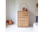 Schrank Highboard Geschirrschrank au Teakholz 80 cm Tikamoon