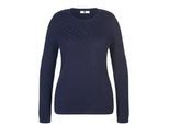 Rundhals-Pullover Anna Aura blau