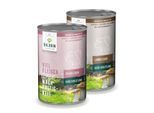 BALDUiN Hund Mix-Paket 2 Pute & Lamm 12x400g