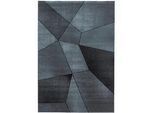 Novel Webteppich , Grau , Textil , geometrisch , rechteckig , 140x200 cm , Oeko-Tex® Standard 100 , pflegeleicht , Teppiche Und Böden, Teppiche, Webteppiche
