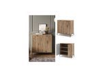 Vicco Kommode Eliza Viking Oak 80 x 81,2 cm mit 2 Türen