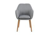 AC Design Stuhl »Emilia Hellgrau«