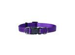 Dogman Nylon Hundehalsband Iris Lila Mittel 15mmx35-50cm