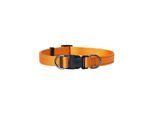 Dogman Nylon Hundehalsband Iris Orange Mittel 15mmx35-50cm