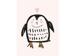 Lüttenhütt Leinwandbild »Pinguin«, Herzen-Kind-Kinder-Tiere-Pinguine-Wassertiere, Premium-Leinwandstoff, Handarbeit aus...