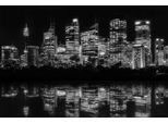 queence Acrylglasbild »Hochhäuser«, Skyline-Gebäude-Städte-Amerika-Bilder von Amerika-New York-Schwarz-Weiss, Fine Art-Print...