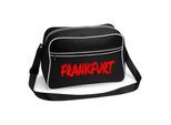 multifanshop Retrotasche - Frankfurt - Textmarker - Druck rot - Tasche
