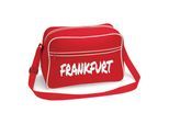 multifanshop Retrotasche - Frankfurt - Textmarker - Druck weiß - Tasche