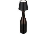 Novel Akku-Tischleuchte , Schwarz , Metall , Uni , 94 mm , rund , 12.2 cm , RoHS, Ce , Touch-Schalter (on/off), tragbar, Ladeanzeige, aufladbar über Usb , Lampen & Leuchten, Innenbeleuchtung, Tischlampen, Akku-Tischlampen