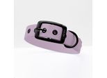 THE DOG IDEA Biothane Halsband Lavendel Schwarz L