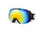 YEAZ Ski- Snowboardbrille schwarz/rot/weiß RIDGE