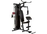 Kraftstation HAMMER "Kraftstation FERRUM TX2", schwarz, KraftstationenB:120cm H:198cm L:150cm, multifunktionale Fitnessstation, max. Trainingsgewicht 80 kg, B:120cm H:198cm L:150cm